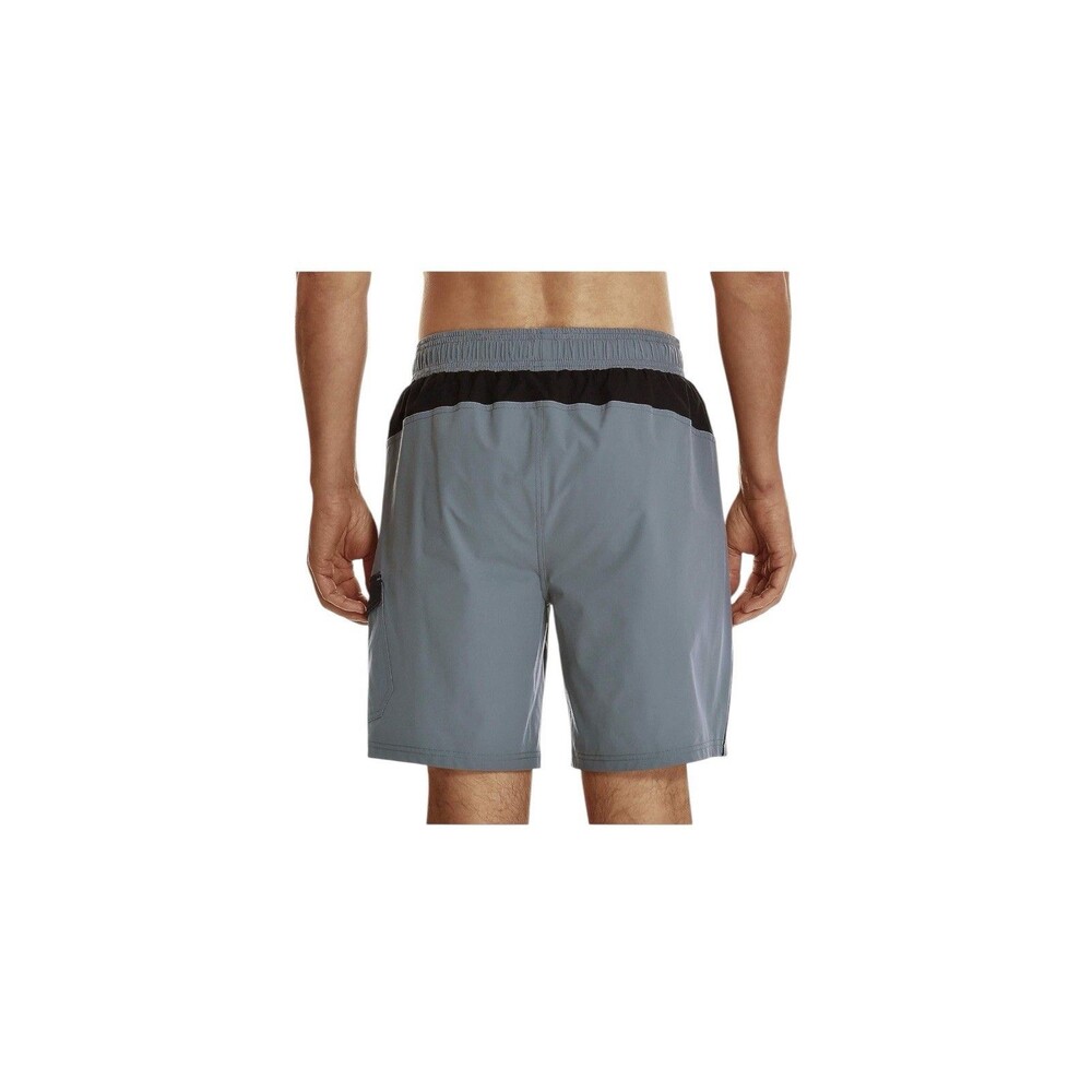 HoDo Sports Big and Tall Size 6X Swim Trunks Gray/Black 9 Inch Inseam NWT